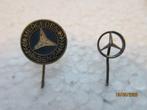 2 verschillende pins - speldjes met Mercedes logo, Ophalen of Verzenden, Gebruikt, Merk, Speldje of Pin