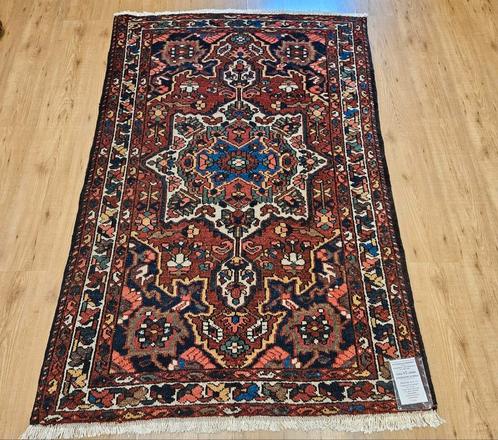 Vintage handgeknoopt perzisch tapijt bakhtiar 197x130, Huis en Inrichting, Stoffering | Tapijten en Kleden, Gebruikt, 100 tot 150 cm