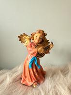 Vintage Engel met Luit Beeld 15 cm hoog, Ophalen of Verzenden