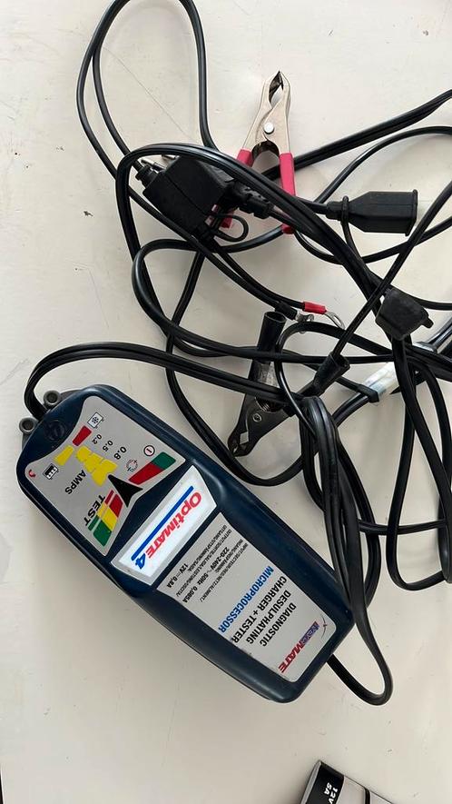 Optimate 4 acculader, Audio, Tv en Foto, Accu's en Batterijen, Gebruikt, Ophalen of Verzenden