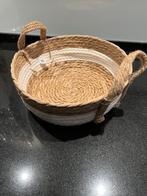 Rieten mand, Mand, Rond, Ophalen of Verzenden, Zo goed als nieuw