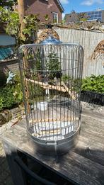 Vogelkooi rond, Dieren en Toebehoren, Vogels | Hokken en Kooien, Ophalen, Zo goed als nieuw, Metaal, Vogelkooi
