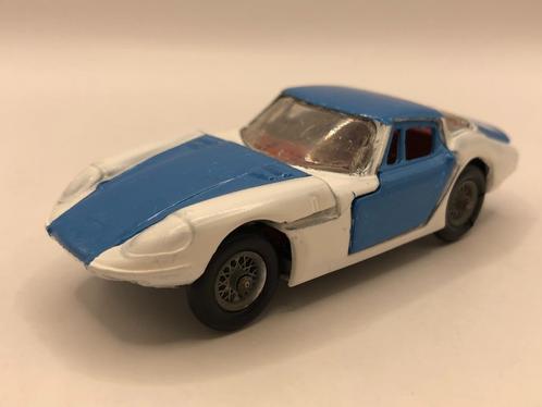 Corgi Toys 324 Marcos Volvo 1800 wit+blauw REPAINT - M5, Hobby en Vrije tijd, Modelauto's | 1:43, Gebruikt, Auto, Corgi, Ophalen of Verzenden