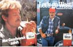 5 vintage advertenties reclames West sigaretten 81-6 sigaret, Verzenden, Gebruikt, Sigarenbandjes
