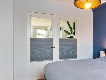 Plissegordijn 2x verduisterend grijs veneta 690x1430mm beschikbaar voor biedingen