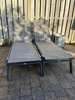 Ligbedden. Ligbed. Tuinstoelen. Tuinmeubelen. Lig bank, Tuin en Terras, Ligbedden, Ophalen, Zo goed als nieuw, Aluminium, Verrijdbaar
