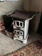 Antieke Pelgrim 3-gaats stoof fornuis kachel, Huis en Inrichting, Kachels, Ophalen, Gebruikt, Vrijstaand, Hout