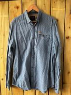 PME Legend overhemd maat XL | Blauw met patroon, Zo goed als nieuw, Pme Legend, Halswijdte 43/44 (XL), Verzenden