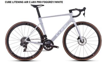 CUBE Litening AIR C:68X PRO Foggrey/White beschikbaar voor biedingen