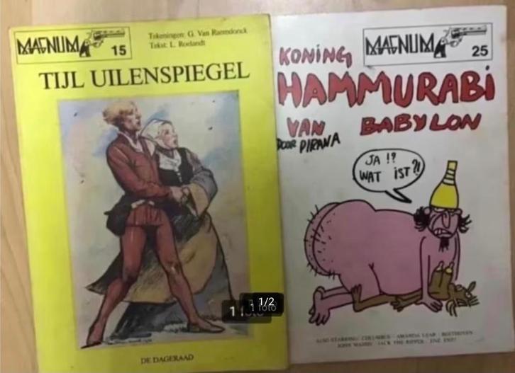 2 delen nr.15 en 25 uit de Magnumreeks., Boeken, Stripboeken, Gelezen, Meerdere stripboeken, Ophalen of Verzenden