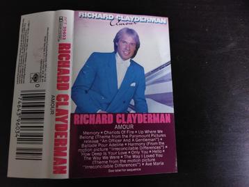 RICHARD CLAYDERMAN - AMOUR (CASSETTEBANDJE) beschikbaar voor biedingen