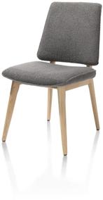 6 Nieuwe stoelen, model Flair, Xooon, Antraciet+eikenhout, Ophalen, Hout, Nieuw, Grijs