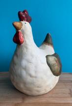 Aardewerk kip beschilderde hen beeldje decoratie, Ophalen, Gebruikt