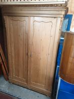 Grenen linnenkast servieskast brocante biedemeier, Huis en Inrichting, Kasten | Wandmeubels, Ophalen, Gebruikt, Minder dan 150 cm
