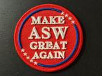 Patch RNLAF MLD 860 SQN Make ASW Great Again, Ophalen of Verzenden, Luchtmacht, Nederland, Embleem of Badge