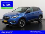 Opel Grandland X 1.2 Turbo Ultimate | Trekhaak | Leder | Zon, Auto's, Opel, Voorwielaandrijving, Gebruikt, 1199 cc, Blauw