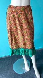 Vintage jaren 70 batik rok maat 36, Kleding | Dames, Rokken, Bruin, Verzenden, Vintage, Knielengte