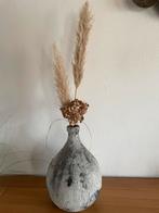 Stoere betonlook vaas, Overige kleuren, Ophalen of Verzenden, Minder dan 50 cm, Glas