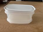 Stapelhalf 4-delig Tupperware, Gebruikt, Tupperware, Verzenden, Wit
