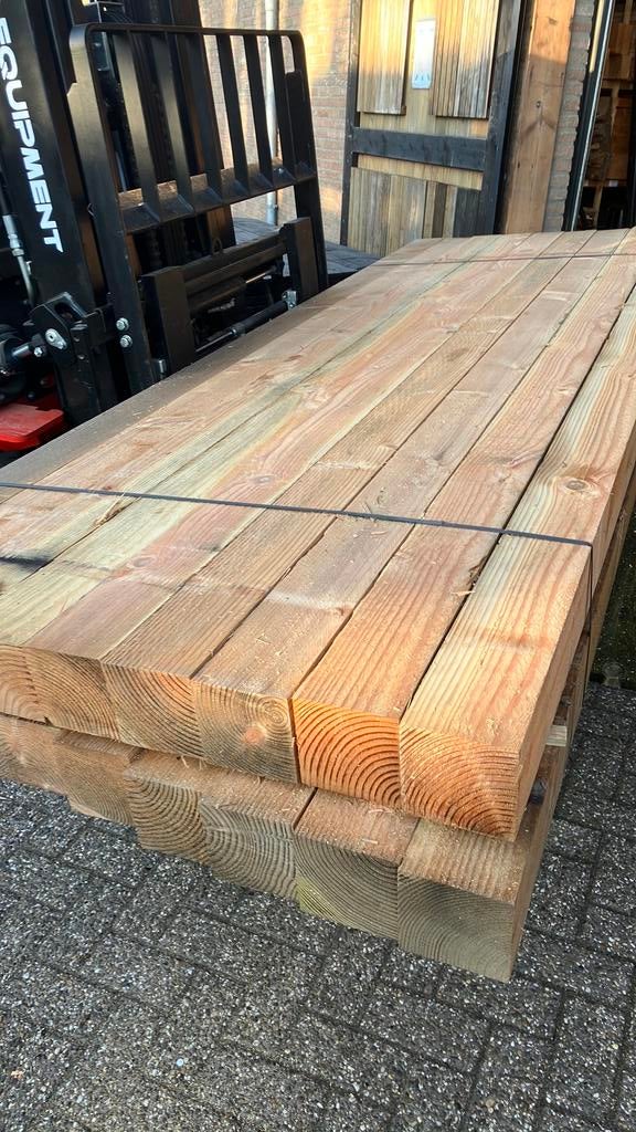 Palen 12x12x300cm douglas, Ophalen, Zo goed als nieuw, 250 cm of meer, Palen