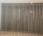 Taupe vitrage wave, Huis en Inrichting, Ophalen of Verzenden, Zo goed als nieuw, 200 cm of meer, Grijs