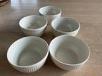 Wedgwood Windsor Ramekin ovenschaaltjes,5 stuks. Kerst., Huis en Inrichting, Keuken | Servies, Ophalen of Verzenden, Zo goed als nieuw