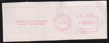 Nederland 02 Briefstukjes s-Gravenhage Trijzelaar Van Gelder beschikbaar voor biedingen