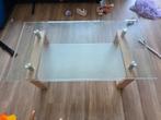 Glas Salontafel, Huis en Inrichting, Tafels | Salontafels, Ophalen, 100 tot 150 cm, Salotafel, 50 tot 100 cm