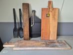 Houten snijplank/borrelplank/serveerplank Mitch 25x60 cm, Ophalen of Verzenden, Nieuw