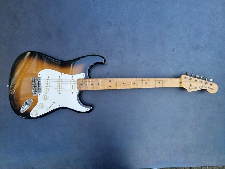 JV Squier '57 Stratocaster (1983), Muziek en Instrumenten, Snaarinstrumenten | Gitaren | Elektrisch, Gebruikt, Solid body, Overige merken