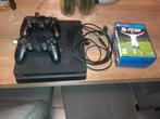 Playstation 4  1TB + 7 spelen, Ophalen, Met games, Met 2 controllers, Zo goed als nieuw