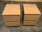 Nachtkastjes / ladekast MALM Ikea eikenfineer, Ophalen, Zo goed als nieuw, Hout, Minder dan 45 cm