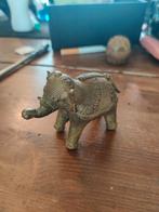 Dhokra olifanten beeldje van messing, Antiek en Kunst, Antiek | Koper en Brons, Ophalen of Verzenden, Brons