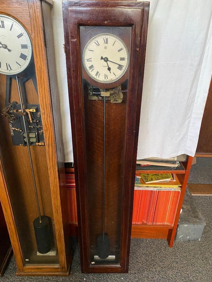 Elektrische Telephone Rental moederklok, Antiek en Kunst, Antiek | Klokken, Ophalen of Verzenden