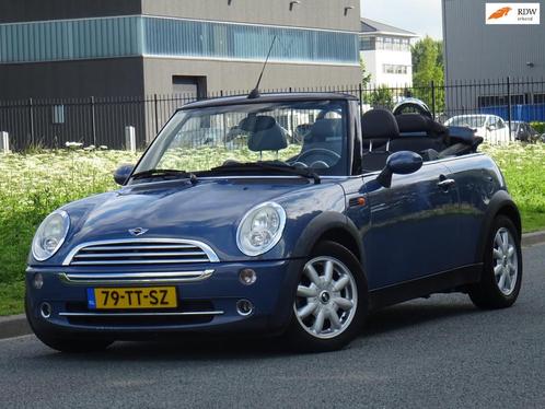 Mini Mini Cabrio 1.6 Cooper LEER/NAVI/AIRCO/PDC/APK 06-2026, Auto's, Mini, Bedrijf, Te koop, Cabrio, ABS, Airbags, Airconditioning