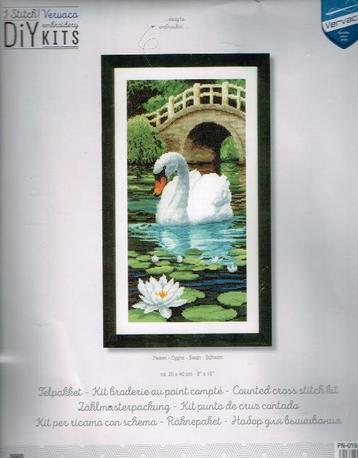 Cado vervaco borduurpakket  zwaan 960 beschikbaar voor biedingen