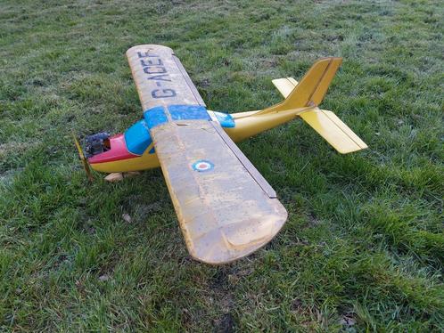 (1) Vintage Graupner RC vliegtuig 120cm, Hobby en Vrije tijd, Modelbouw | Radiografisch | Vliegtuigen, Gebruikt, Nitro, Ophalen of Verzenden
