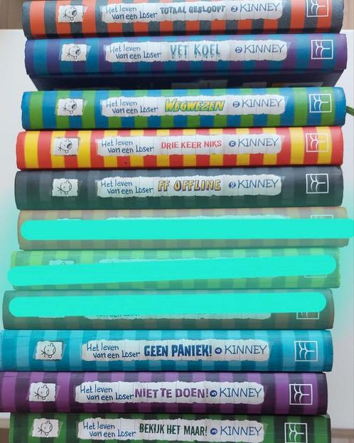 Het leven van een loser, 8 boeken: deel 3, 5, 6 en 10 tm 14, Boeken, Kinderboeken | Jeugd | 10 tot 12 jaar, Zo goed als nieuw