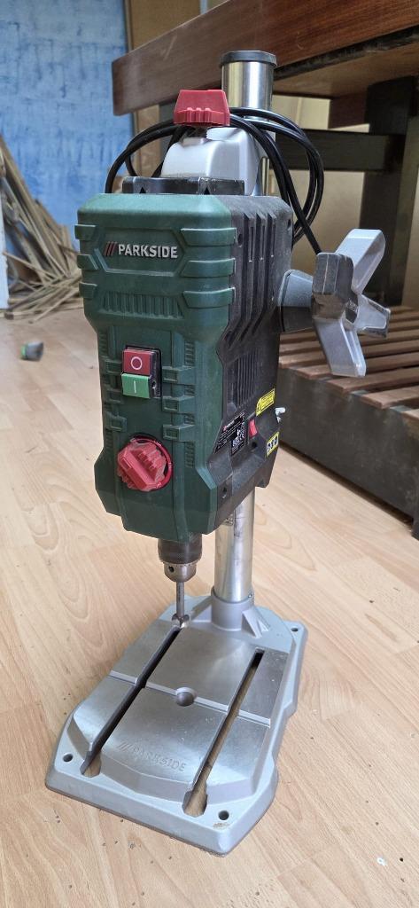 Parkside tafelboormachine PTBMOD 710 A1, Doe-het-zelf en Verbouw, Gereedschap | Boormachines, Gebruikt, Kolomboormachine, Variabele snelheid