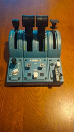 Thrustmaster TCA Airbus throttle quadrant en pedalen, Computers en Software, Joysticks, Ophalen of Verzenden, Zo goed als nieuw