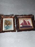 Brocante lijsten., Huis en Inrichting, Woonaccessoires | Lijsten, Ophalen, Hout, Minder dan 50 cm, Minder dan 50 cm