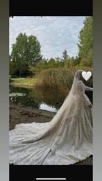 Bruidsjurk/ Gelinlik 38/40 opmaat gemaakt, Ophalen of Verzenden, Zo goed als nieuw, Wit, Trouwjurk
