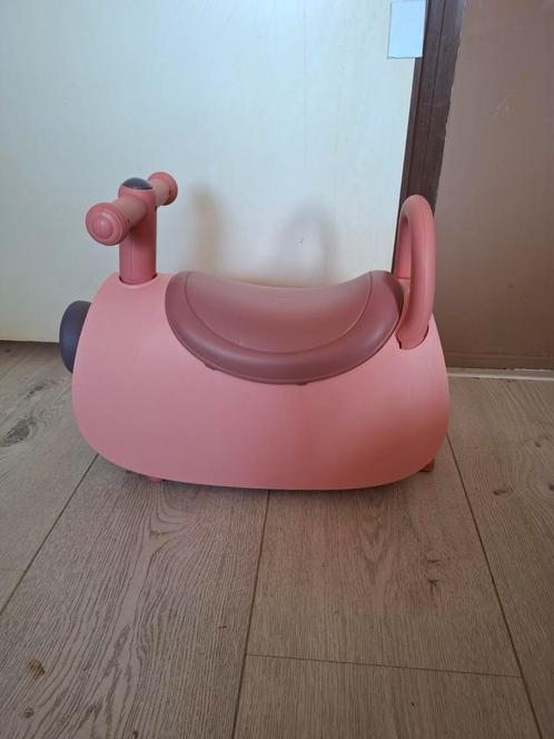 Loopfiets trein roze, Kinderen en Baby's, Speelgoed | Buiten | Voertuigen en Loopfietsen, Nieuw, Loopvoertuig, Ophalen of Verzenden