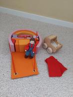 Grimm's speelgoed poppenhuis poppetje kinderwagen, Ophalen of Verzenden, Zo goed als nieuw