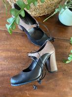 Aparte AUDLEY London schoenen zwart beige leer mt 37 Nieuw!!, Audley London, Overige kleuren, Nieuw, Ophalen of Verzenden