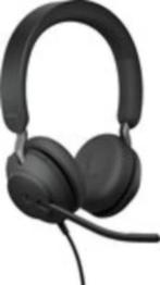 Jabra Evolve2 40 MS Stereo USB-A Black, Ophalen of Verzenden, Nieuw, Overige merken