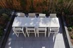 Bellagio tuinset bartafel, Ophalen, Aluminium, Tuinset, 8 zitplaatsen