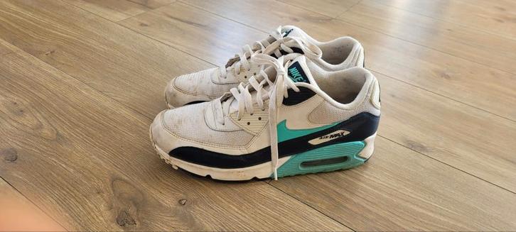 Nike Air Max 90 - Gedragen, Kleding | Heren, Schoenen, Gedragen, Sneakers of Gympen, Wit, Ophalen of Verzenden