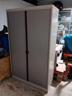 Kantoorkast, Archiefkast, Hoge roldeurkast, Ophalen, 100 tot 150 cm, Kunststof, Zo goed als nieuw