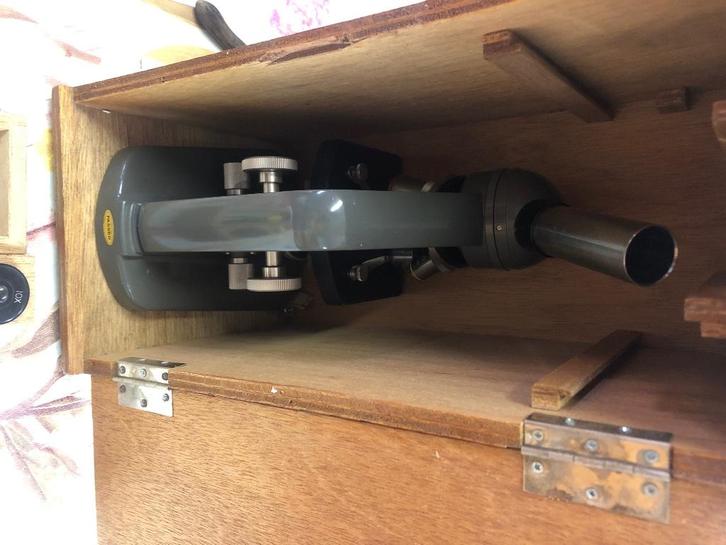 Microscoop vintage passed JC11 81 WD-028, Audio, Tv en Foto, Optische apparatuur | Microscopen, Minder dan 400x, Ophalen of Verzenden